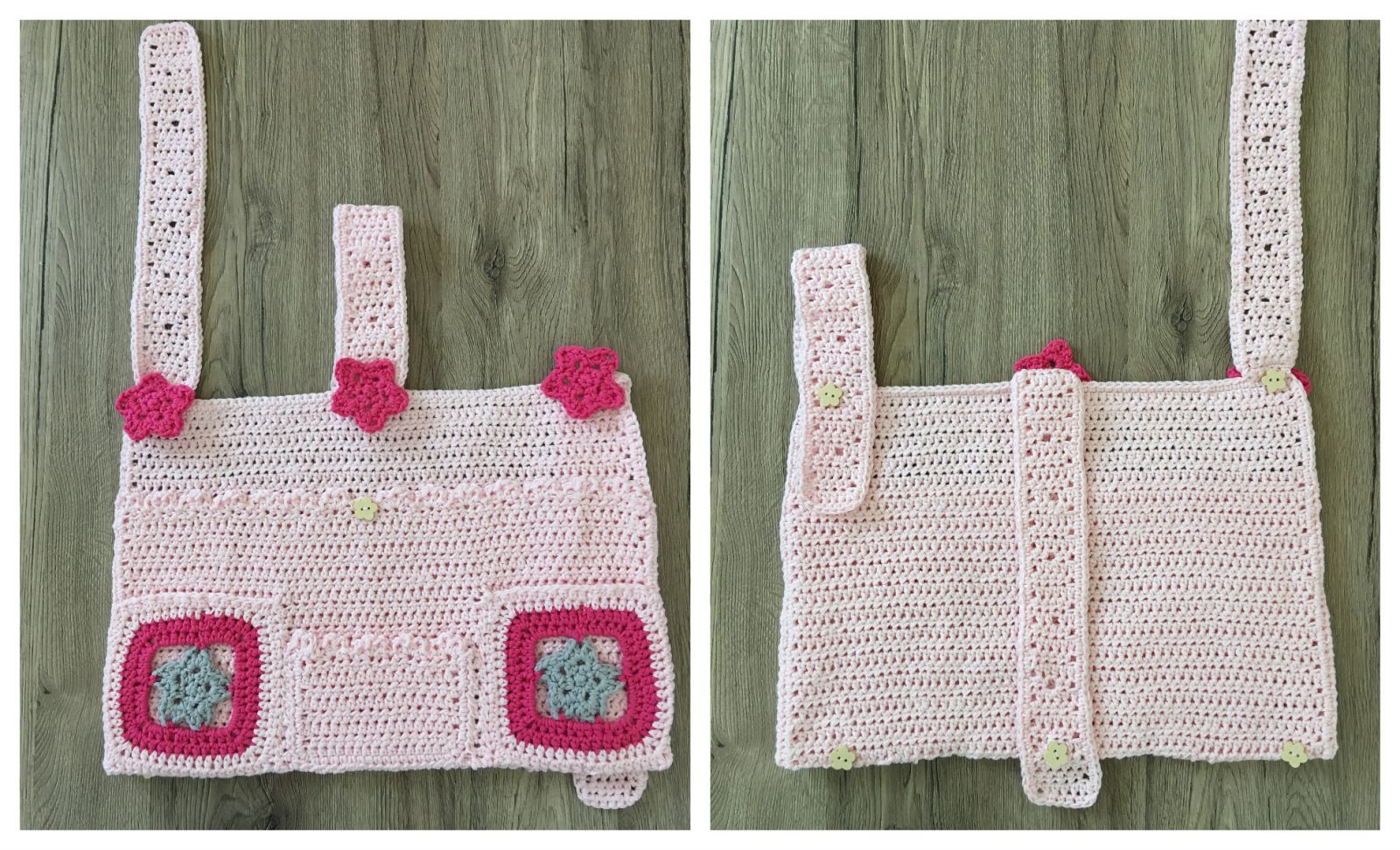 Blog-Inhaltsbild für 'Bettorganizer, kostenlose Häkelanleitung'